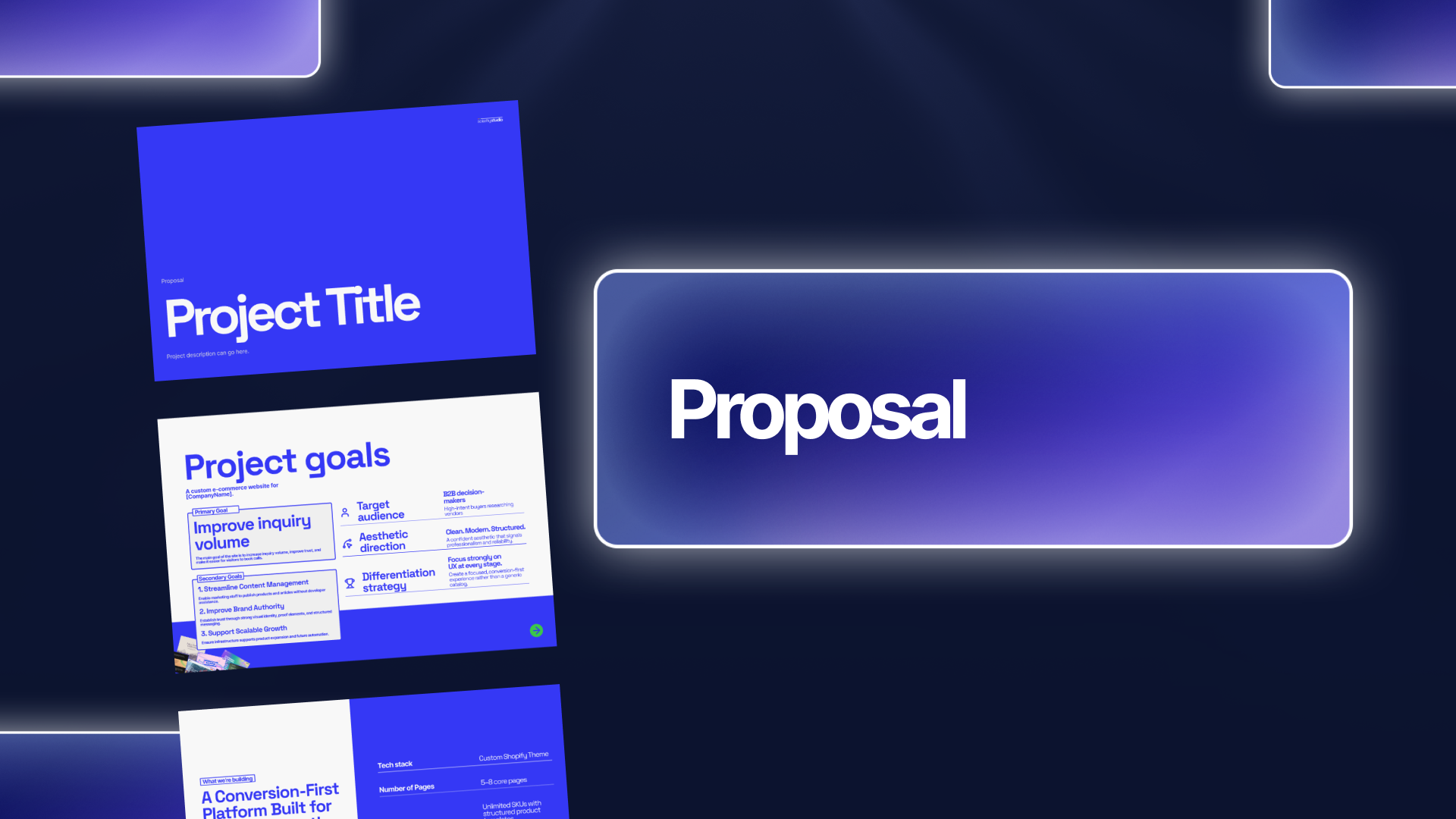 Proposal Figma template preview