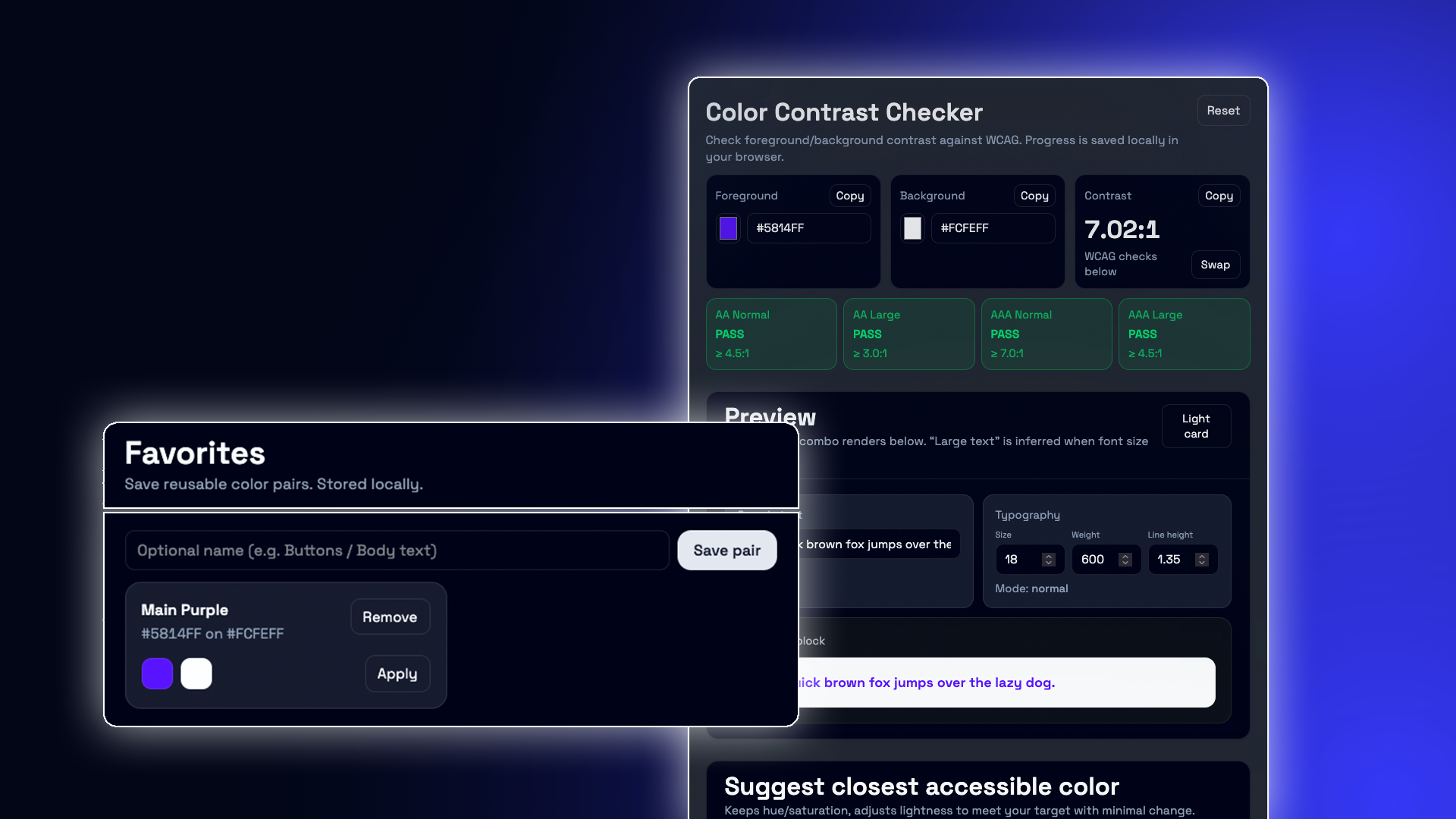 Color Contrast Checker