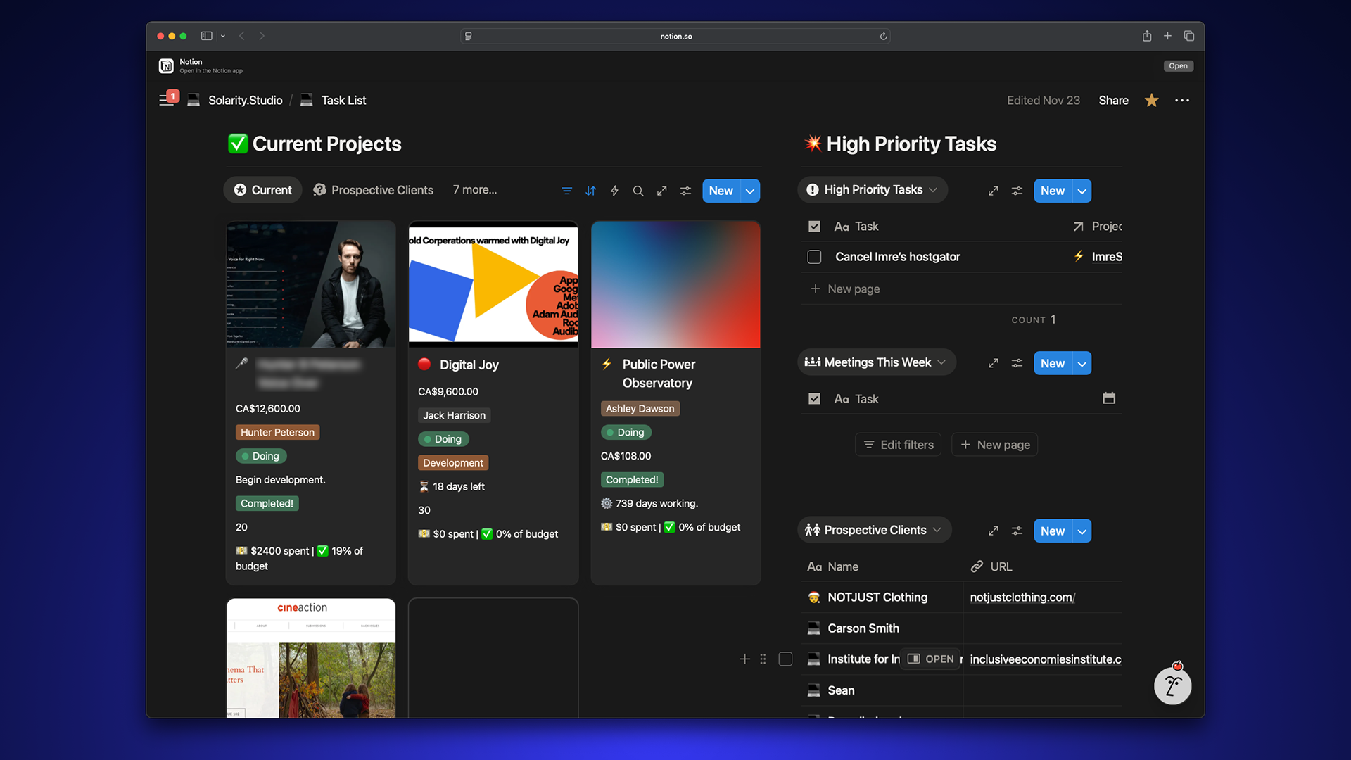 The Ultimate Notion Database